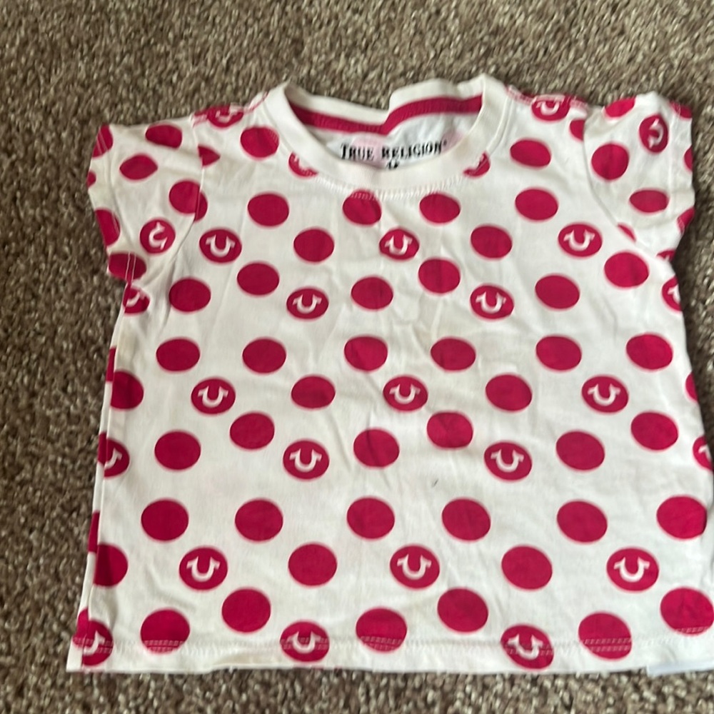 Worn once toddler true religion shirt